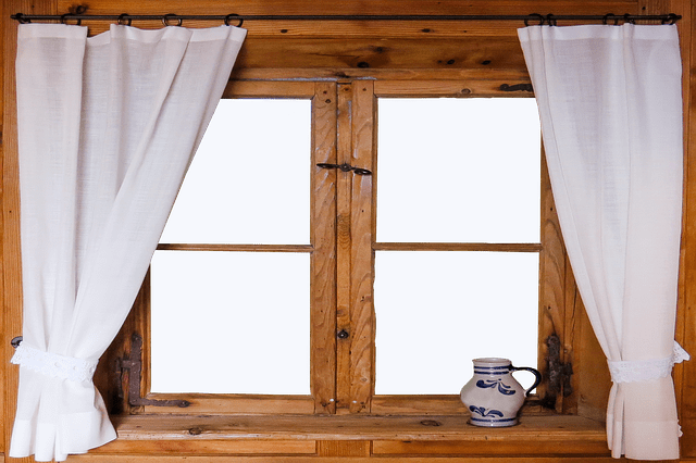 ventana de madera