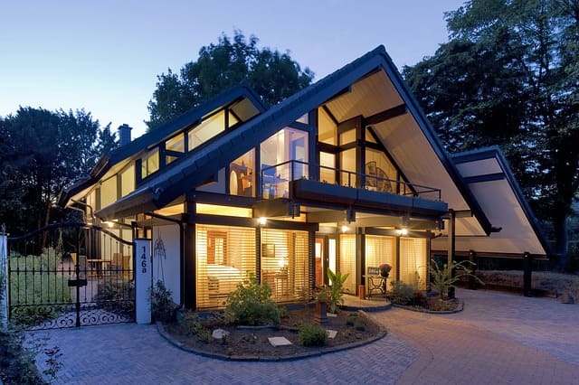 casa de madera moderna